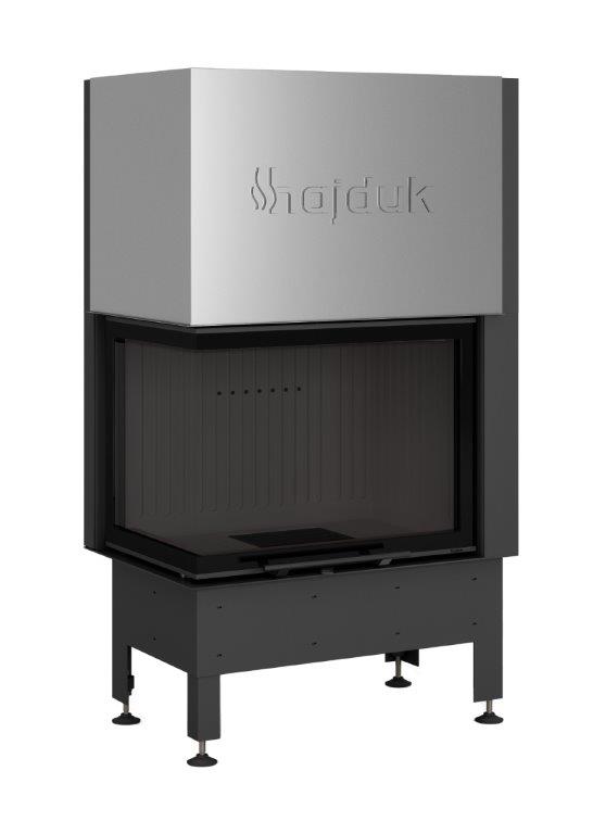 Zestaw kominek powietrzny stalowy KRATKI LUCY Prawy BLACK 14 kW Ø 200 z akcesoriami 3. Volcano 2LTH S - Zestaw kominek powietrzny stalowy KRATKI LUCY Prawy BLACK 14 kW Ø 200 z akcesoriami